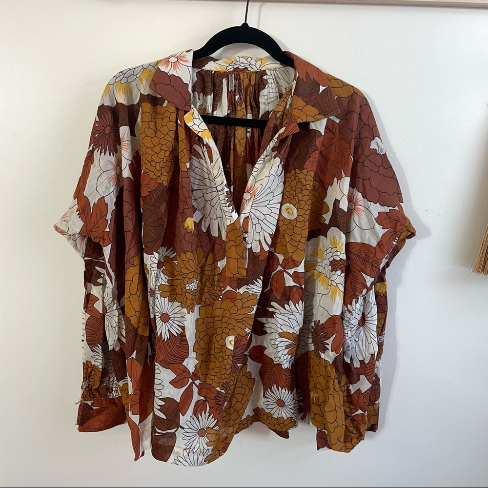 Dodo Bar Or floral long sleeve top